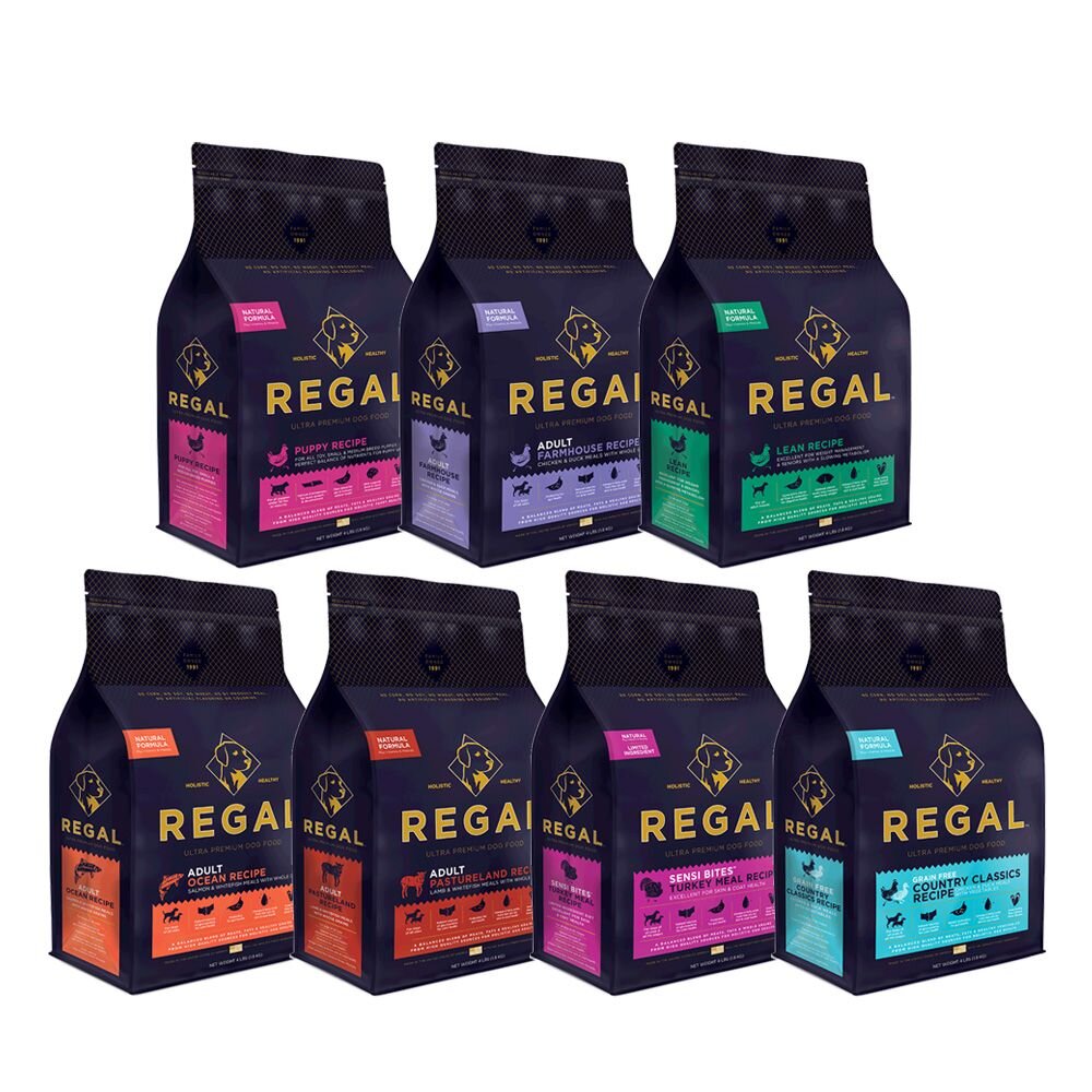 REGAL 芮格爾天然寵糧 狗糧4LB(1.8kg) 幼犬 成犬 室內犬 高齡犬 犬飼料 犬糧 狗飼料『WANG』-圖片-1