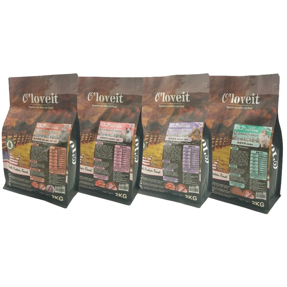 O'loveit 歐力 無穀天然寵貓糧 2KG 6KG 天然寵糧 無穀貓 貓飼料『WANG』-圖片-1