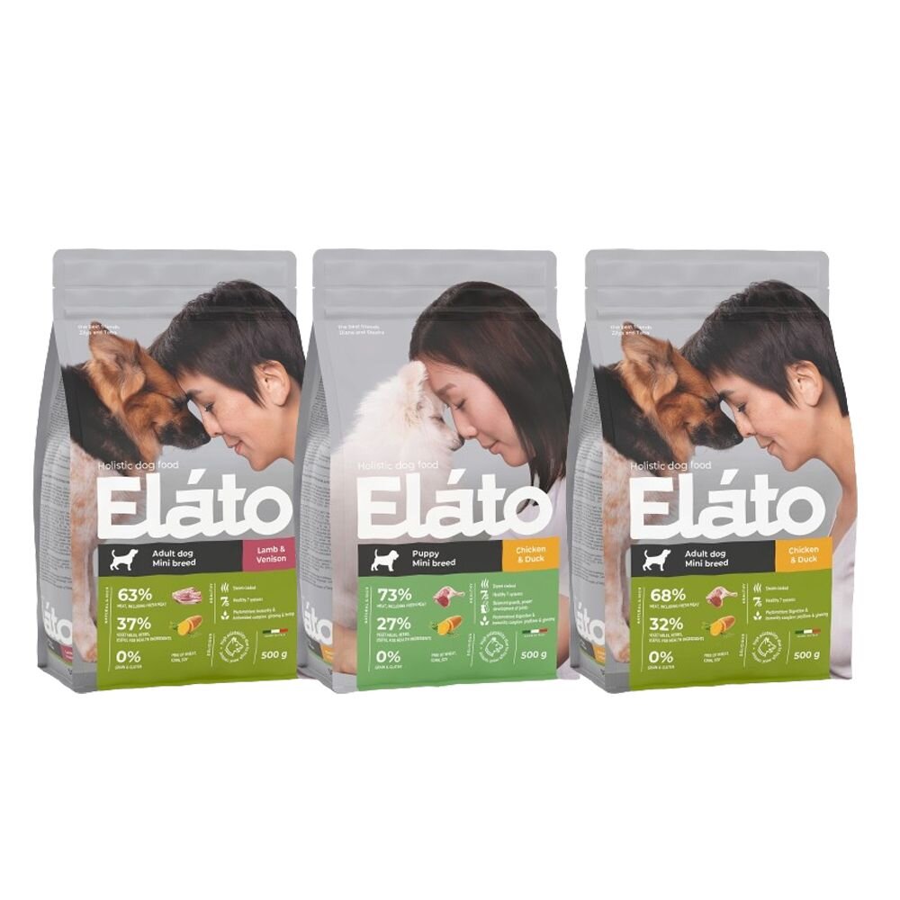 Elato 杜莎 天然無榖狗飼料【買大送小】2kg 6kg 幼犬 成犬 低敏配方 狗乾糧 狗主食 狗飼料『WANG』-圖片-1