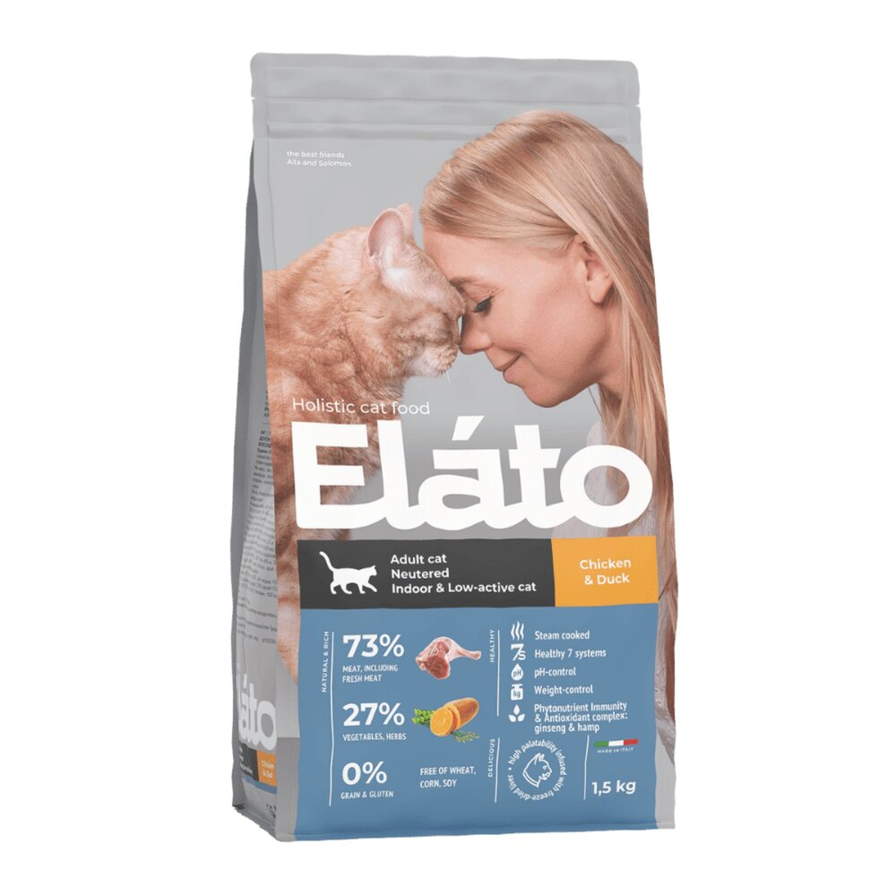 義大利Elato 杜莎 天然無榖貓飼料 1.5kg 4.5kg 化毛 亮毛 貓乾糧 貓飼料 貓主食『WANG』-圖片-5