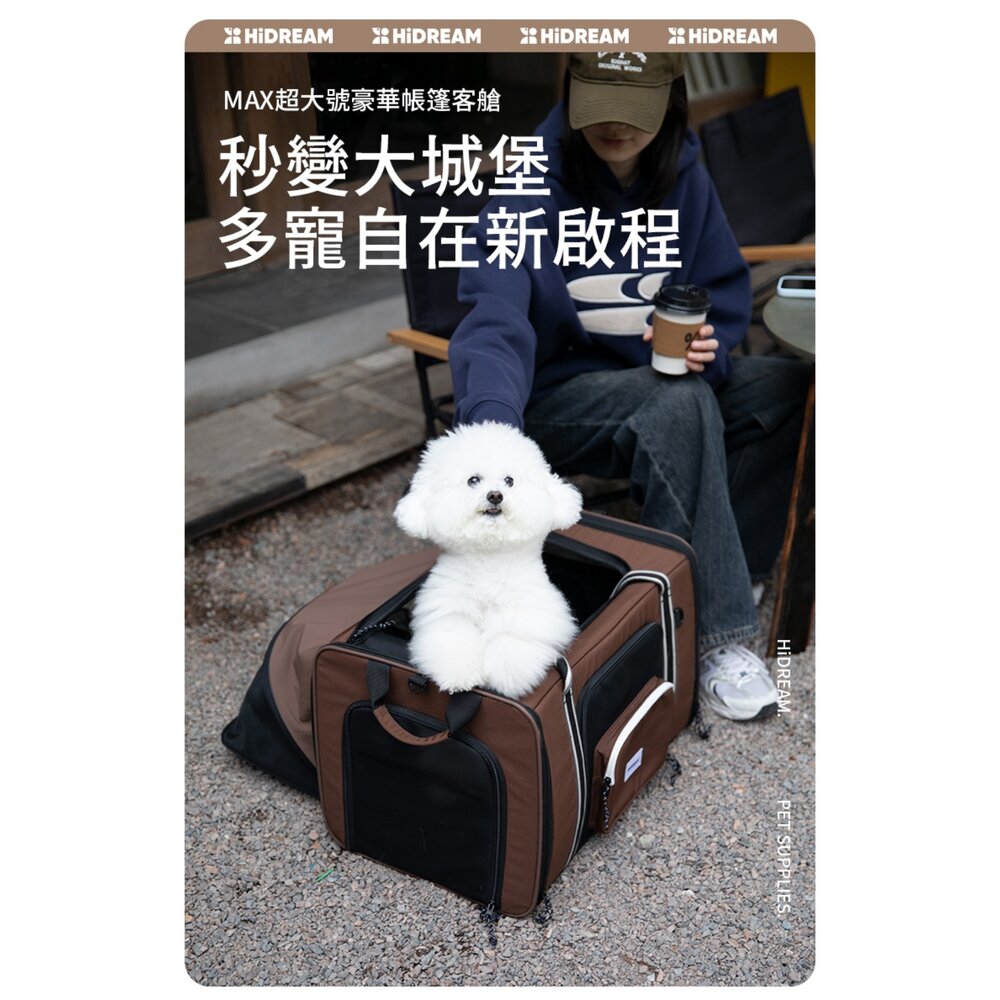 HIDREAM 極簡探險家 旅行雙肩包 斜跨托特包 斜肩單肩包 雙開帳篷雙肩包 航空旅行托特包『WANG』-圖片-3