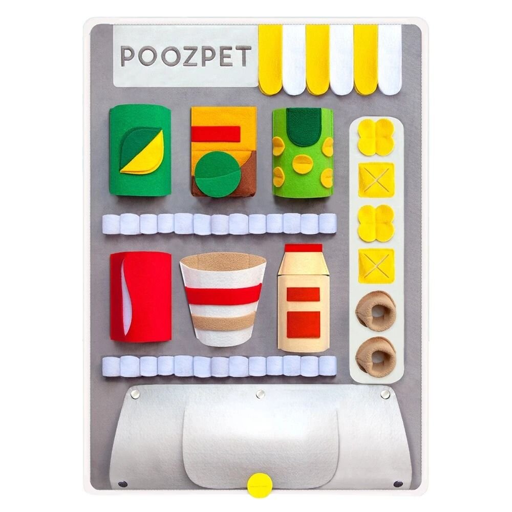 POOZPET 自動販賣機嗅聞墊 解悶益智立體 貓狗玩具/防拆家/覓食玩具 狗玩具『WANG』-圖片-1