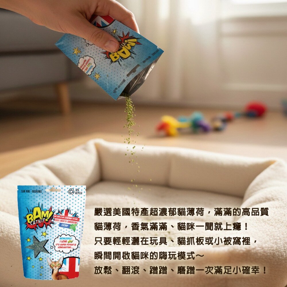 英國BAM特濃貓草玩具 貓咪玩具 聖誕系列 逗貓棒 貓咪玩具 貓草玩具 貓玩具 玩具 貓草『WANG』-圖片-9