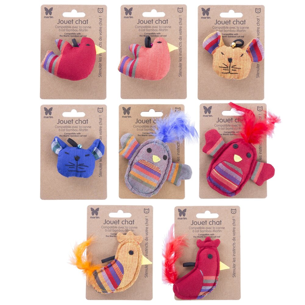 Martin 馬汀 造型貓草玩具 天然竹製逗貓棒/逗貓棒替換玩偶 貓咪紓壓 貓玩具 逗貓棒『WANG』-圖片-2