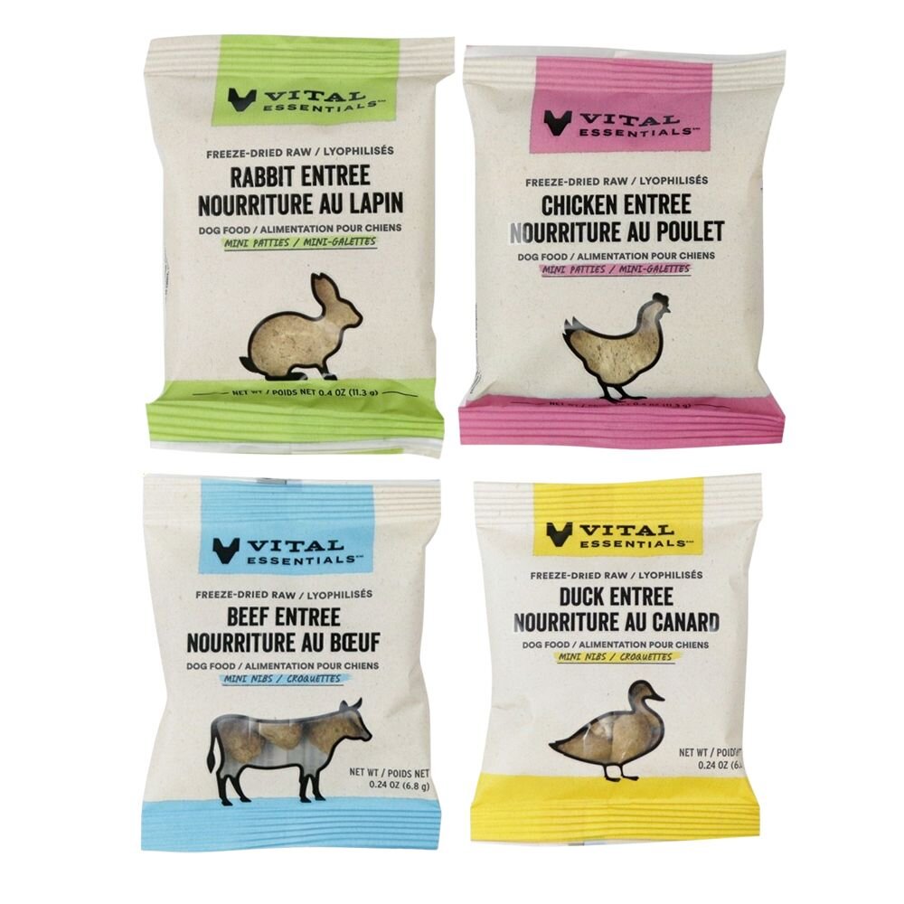 VE 唯一 狗狗凍乾 鮮肉生食餐 隨手包 0.24oz 0.4oz 顆粒 方塊 無穀 狗狗飼料 生食餐『WANG』-圖片-1