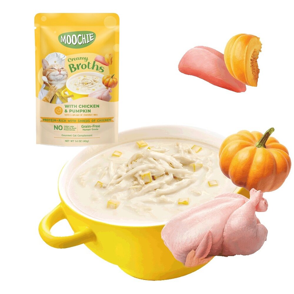 Moochie 姆吉|熱浪椰島貓湯包 40g Moochie 貓湯包 輕鬆補水 雞湯 濃湯 貓餐包『WANG』-圖片-9