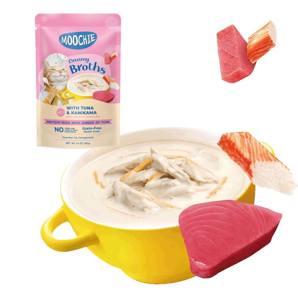 Moochie 姆吉|熱浪椰島貓湯包 40g Moochie 貓湯包 輕鬆補水 雞湯 濃湯 貓餐包『WANG』-圖片-10