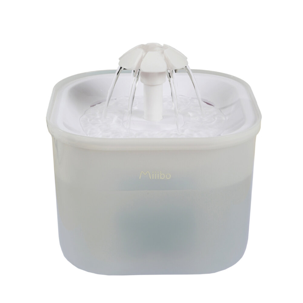 Miiibo 貓咪寶彩虹寵物飲水機1.7L 餵水器 寵物飲水機 貓咪飲水機『WANG』-圖片-5