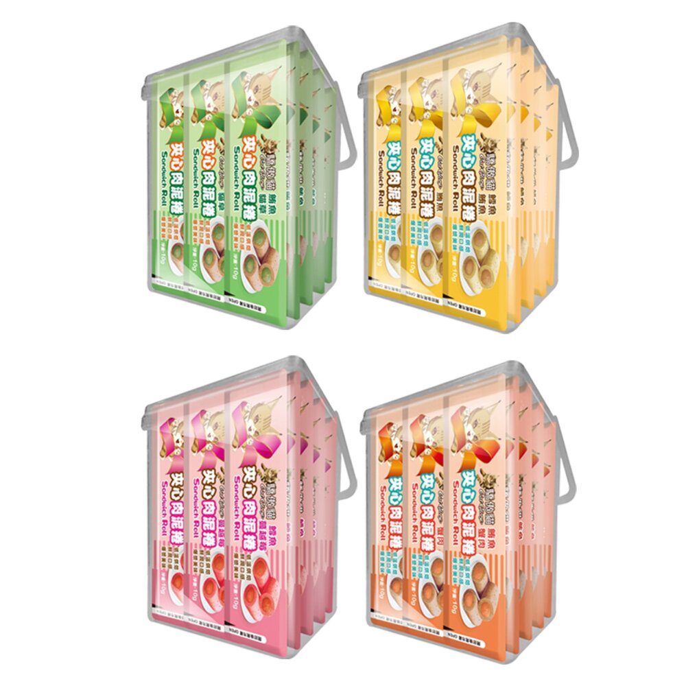 Cat Glory 驕傲貓 夾心肉泥捲30入/盒 夾心肉泥捲 凍乾零食 貓零食 貓肉泥 夾心肉泥 夾心餅 貓點心『WAN-圖片-1