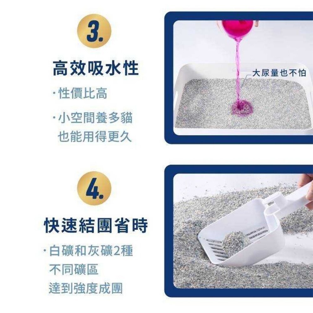 LINDOCAT 歐洲之星 貓砂10L(9公斤) 活性碳/雙效除臭/益生菌 城市礦砂 除臭 超強凝結『WANG』-圖片-6