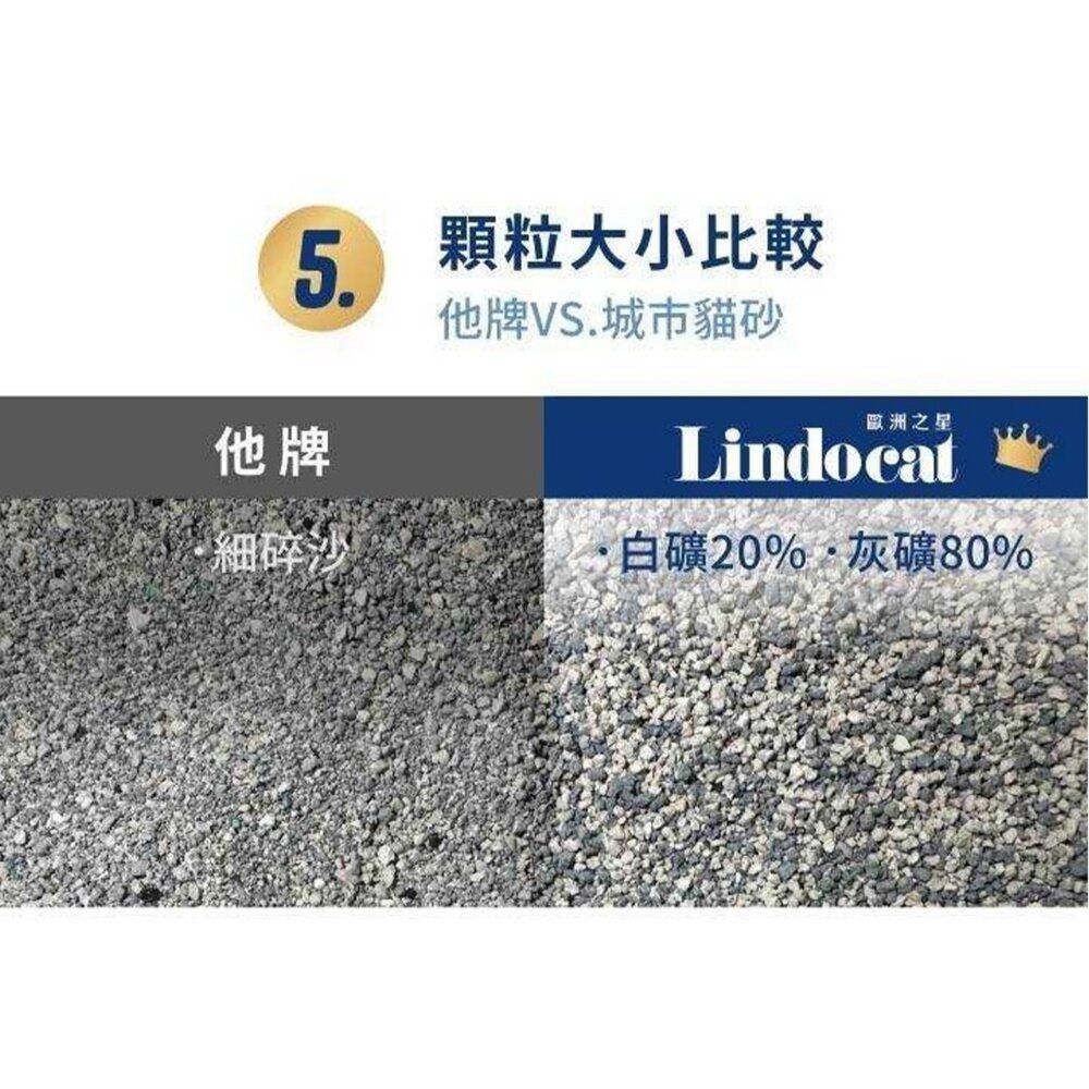 LINDOCAT 歐洲之星 貓砂10L(9公斤) 活性碳/雙效除臭/益生菌 城市礦砂 除臭 超強凝結『WANG』-圖片-7