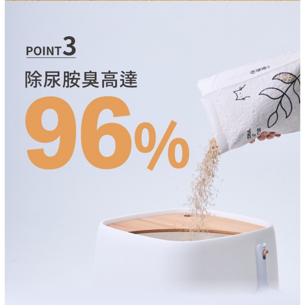 榖喵喵 穀物貓砂1.5mm【單包】6L 白喵喵 96%除貓尿氨酸10倍除臭力 豆腐砂 貓砂『WANG』-圖片-5