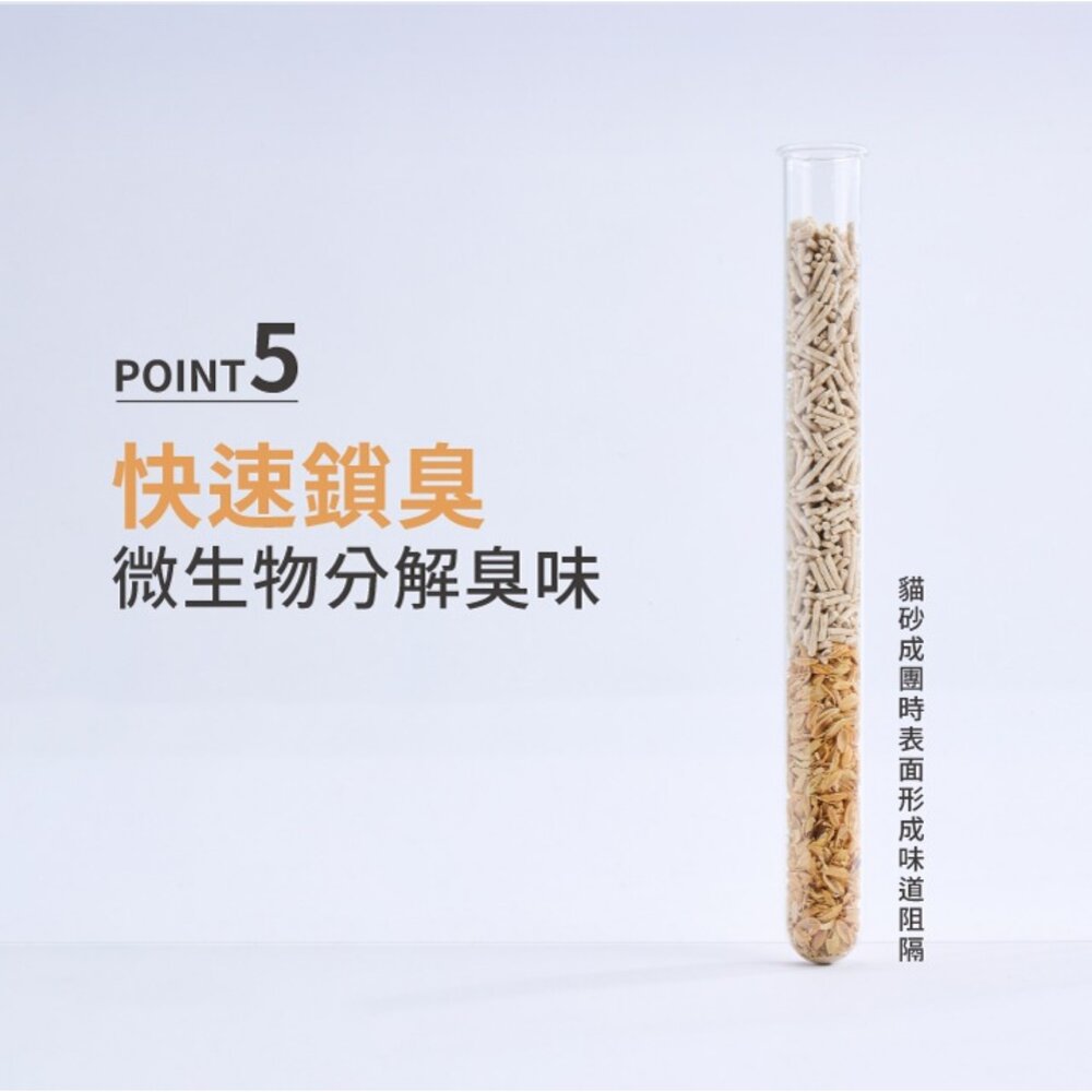 榖喵喵 穀物貓砂1.5mm【單包】6L 白喵喵 96%除貓尿氨酸10倍除臭力 豆腐砂 貓砂『WANG』-圖片-7