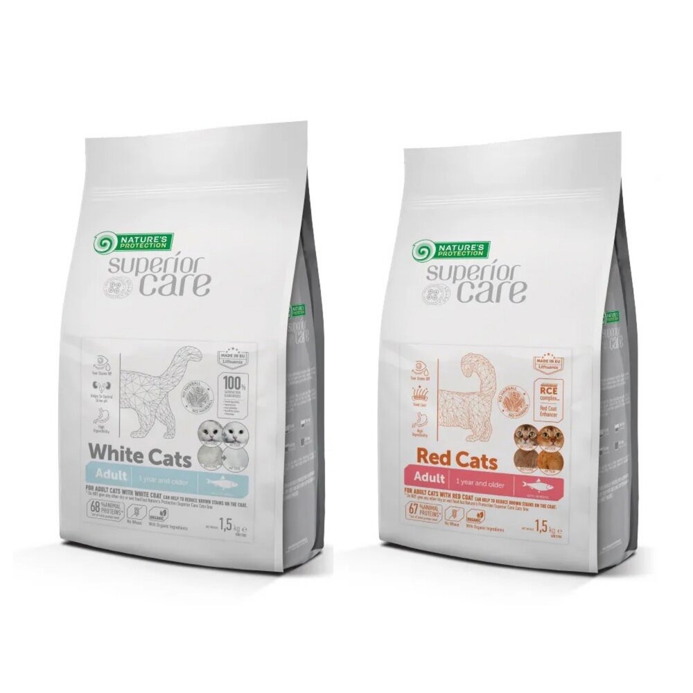 立陶宛 NATURES 自然本色 貓飼料 400G 成貓挑嘴美毛 成貓亮白 無穀鯡魚配方『WANG』-圖片-1