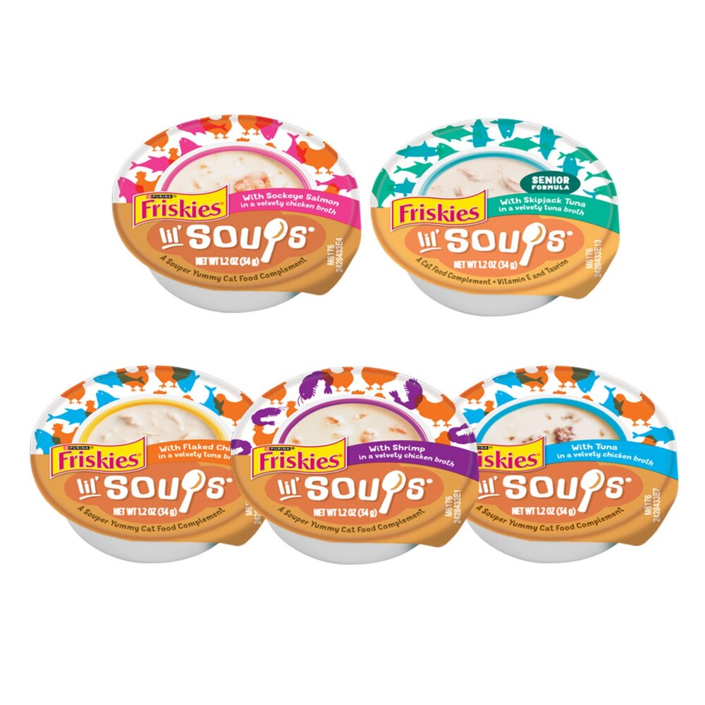 Friskies 喜躍 美式濃湯【8罐組】34g 貓湯杯 濃湯杯 貓湯罐 貓餐盒 貓副食 貓罐『WANG』-圖片-1