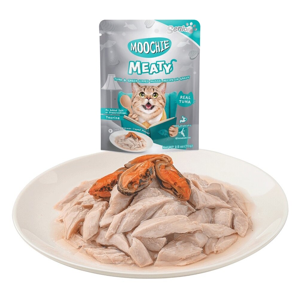 Moochie 姆吉|無穀鮮肉貓餐包 70G 慕斯包 貓軟包 鮮肉塊 貓湯包 貓咪慕斯 貓咪餐包 貓餐包『WANG』-圖片-11