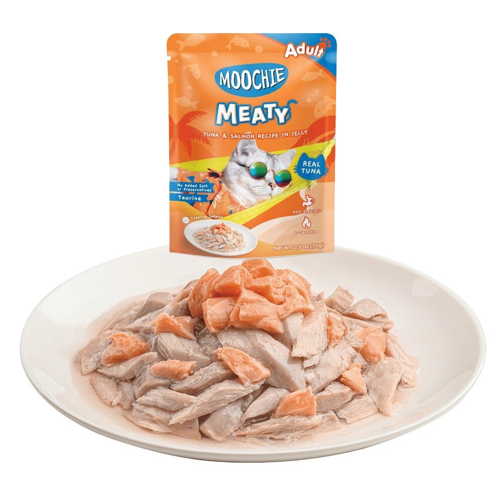 Moochie 姆吉|無穀鮮肉貓餐包 70G 慕斯包 貓軟包 鮮肉塊 貓湯包 貓咪慕斯 貓咪餐包 貓餐包『WANG』-圖片-4