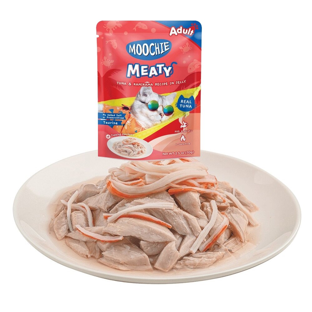 Moochie 姆吉|無穀鮮肉貓餐包 70G 慕斯包 貓軟包 鮮肉塊 貓湯包 貓咪慕斯 貓咪餐包 貓餐包『WANG』-圖片-8