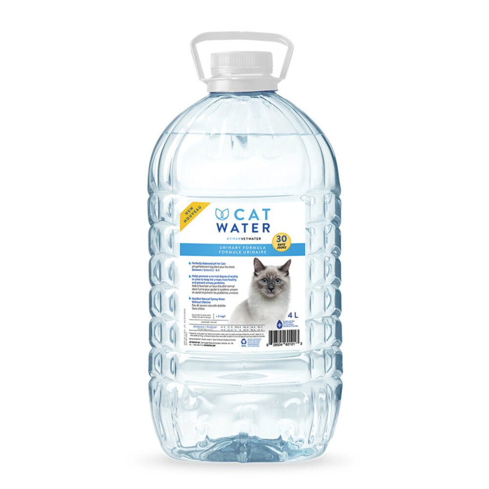 Catwater 促泌康 喵喝水【多罐組免運】貓咪專用限定飲用水(冰川水)500ml/4L 泌尿保健 貓專用『WANG』-圖片-2