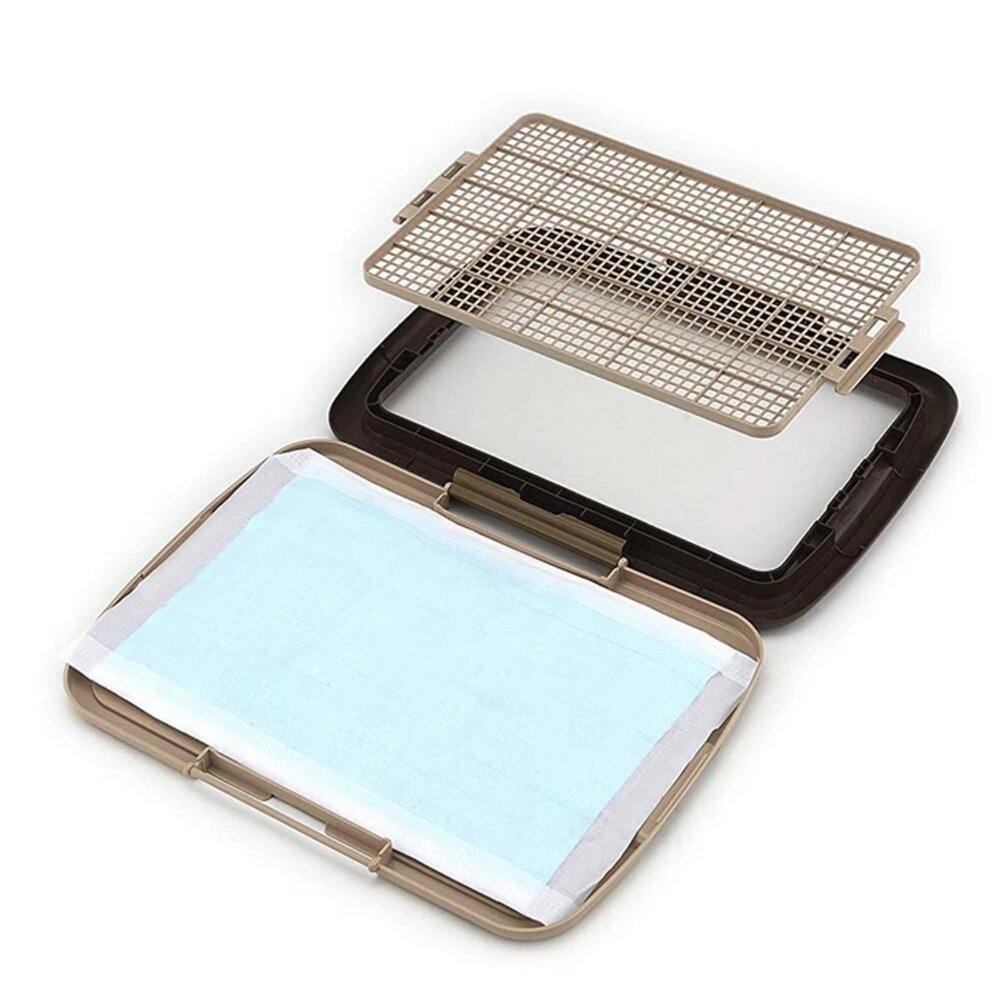 日本 Bonbi 犬用網狀便盆|薄型平貼便盆 網狀一般款 六角 蜂巢型 防咬 狗尿盆 狗便盆-圖片-5