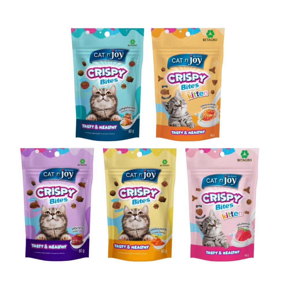 Cat n Joy 喵饗 貓咪脆餅 80g 鮪魚 鮭魚 鰹魚 牛奶 貓餅乾 貓零食 貓脆餅 貓點心『WANG』-圖片-1