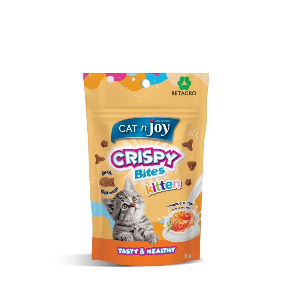 Cat n Joy 喵饗 貓咪脆餅 80g 鮪魚 鮭魚 鰹魚 牛奶 貓餅乾 貓零食 貓脆餅 貓點心『WANG』-圖片-3