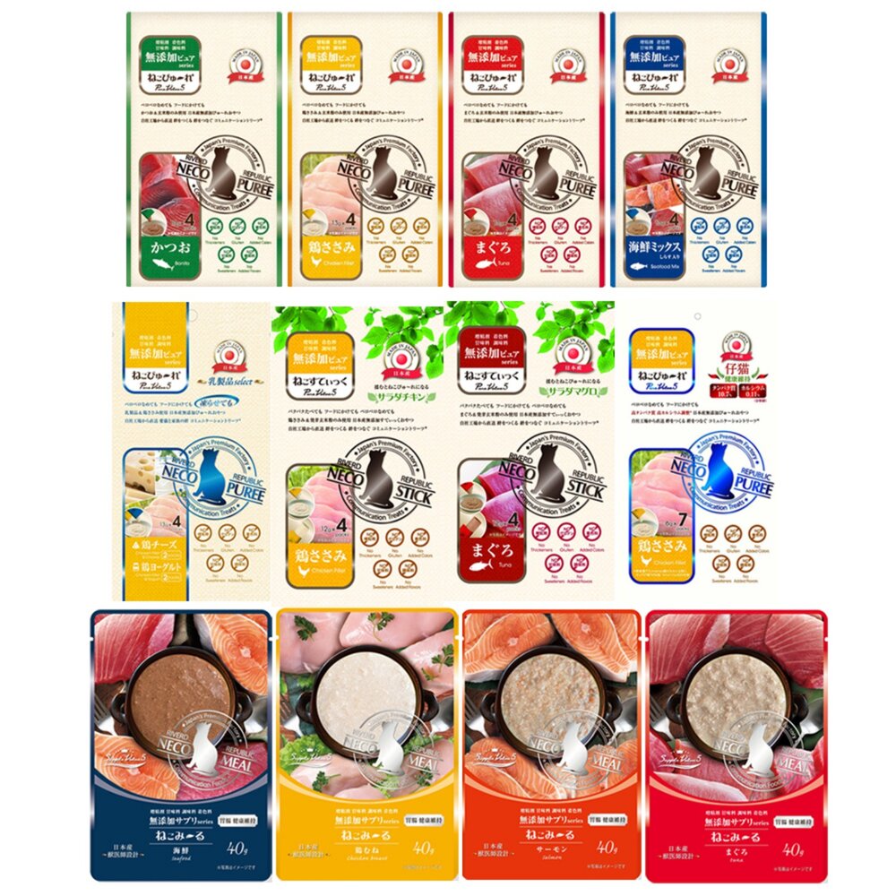 Riverd Republic 瑞福德共和 貓用主食餐包 純天然肉泥 純天然奶昔 貓肉泥 貓餐包 貓零食『WANG』-圖片-1