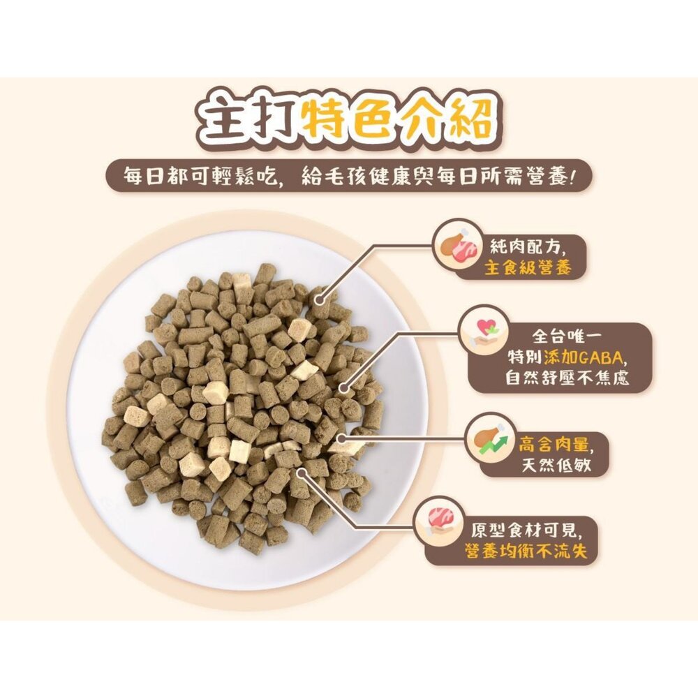 CAMO 卡默 原萃主食凍乾 台灣製造 主食凍乾 狗零食 貓零食 寵物凍乾 寵物零食『WANG』-圖片-4