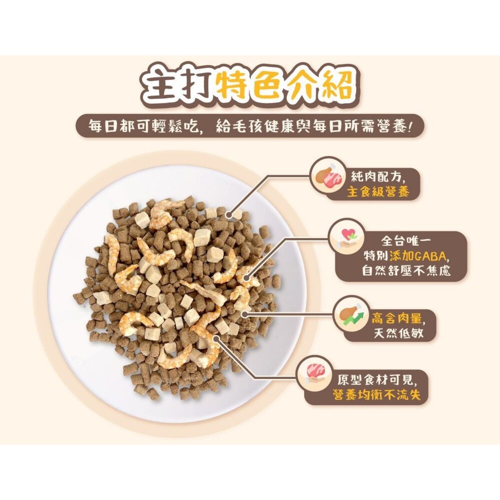 CAMO 卡默 原萃主食凍乾 台灣製造 主食凍乾 狗零食 貓零食 寵物凍乾 寵物零食『WANG』-圖片-5