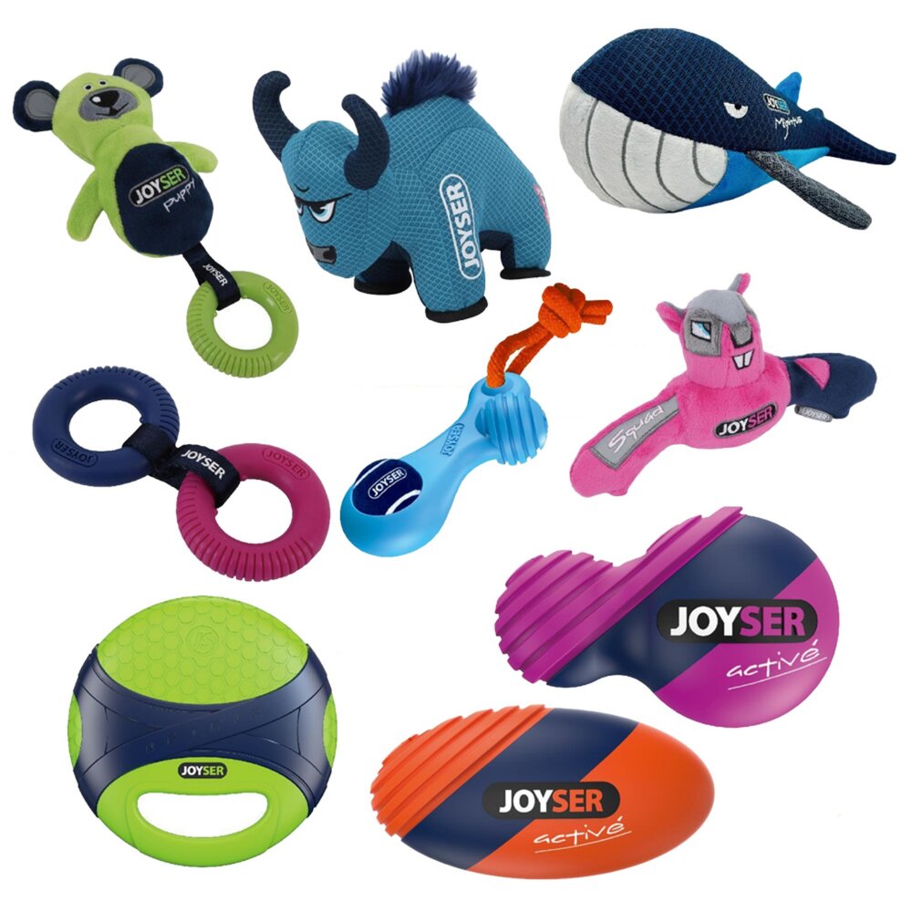JOYSER 狗玩具 不倒翁 骨頭 圈圈 飛盤 橄欖球 耐咬球 耐咬啾啾球 發聲玩具 啾啾球 耐咬玩具『WANG』-圖片-1