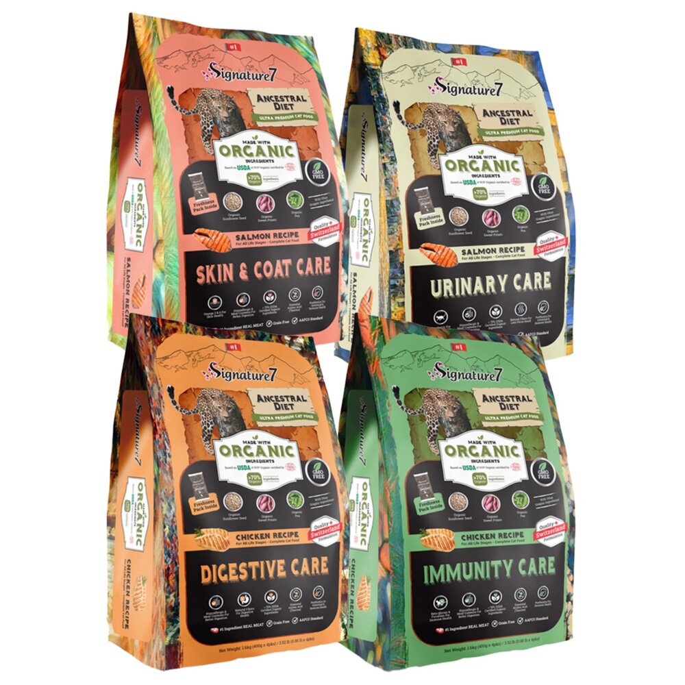 Signature7 心寵 無穀全齡貓 水解貓糧系列 1.6-6kg 貓乾糧 貓主食 貓飼料『WANG』-圖片-1