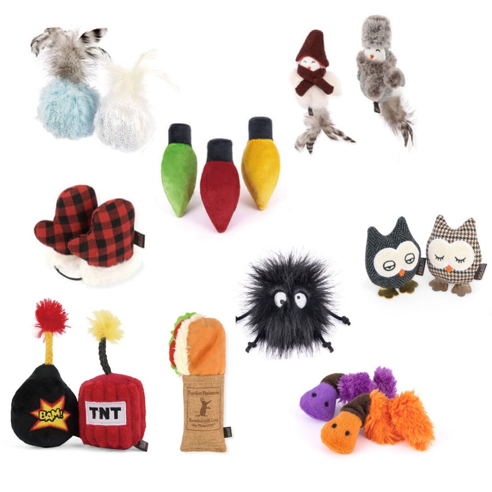 P.L.A.Y. 狂野貓咪-輕食系列 美食系列 假期系列 小動物系列 萬聖節系列 寵物陪伴 貓草玩具 貓玩具『WANG』-圖片-1