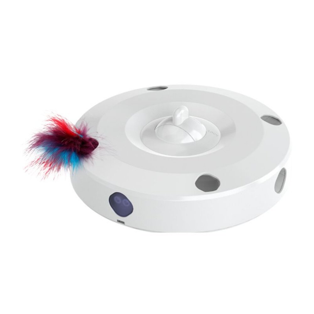 EEToys 犬貓互動玩具 絨布動物 陪伴玩具 智能感應逗貓器 貓抓球 貓抓板 貓玩具 狗玩具『WANG』-圖片-4