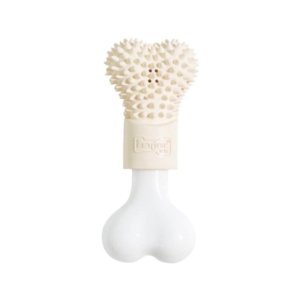 EEToys 耐咬狗玩具 啃咬骨 刺蝟球 咬咬棒 刺刺圈 漏泥毛刺骨 彈力泡棉啃咬骨 泡棉球 互動結繩球『WANG』-圖片-6