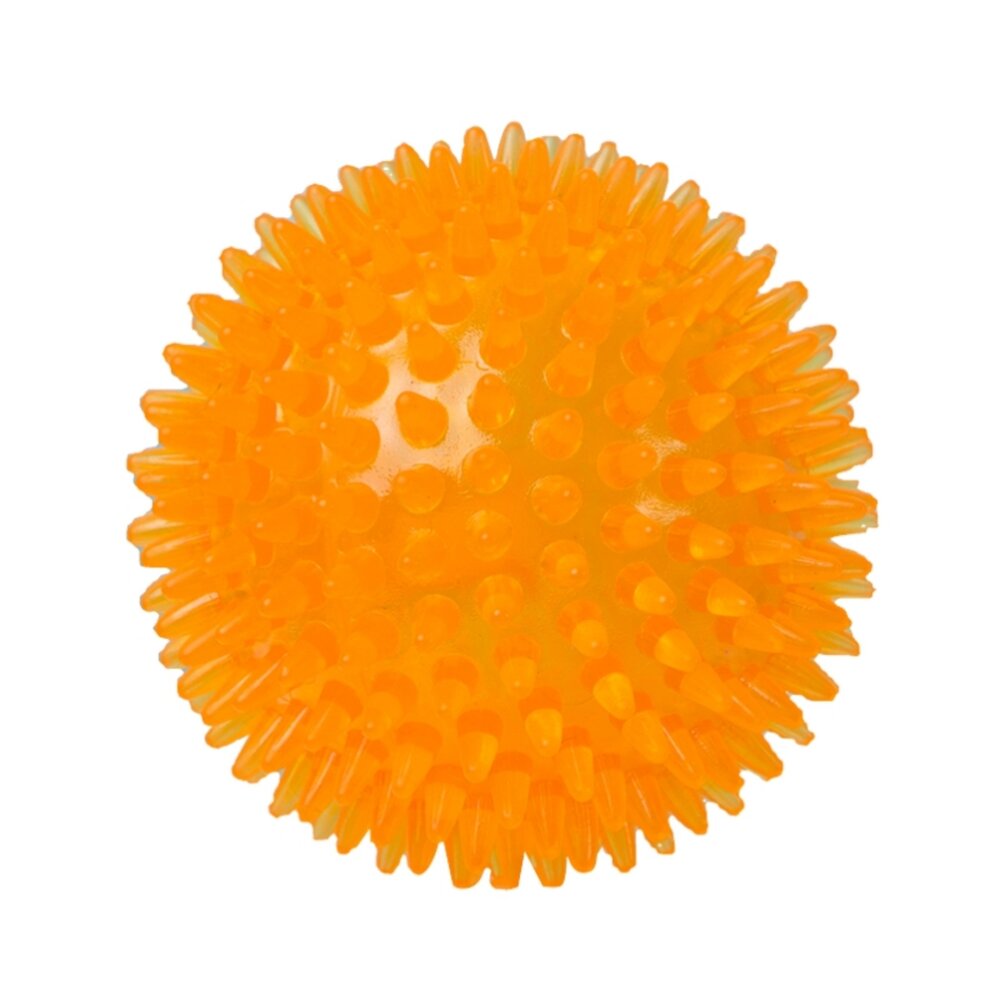 EEToys 耐咬狗玩具 啃咬骨 刺蝟球 咬咬棒 刺刺圈 漏泥毛刺骨 彈力泡棉啃咬骨 泡棉球 互動結繩球『WANG』-圖片-7