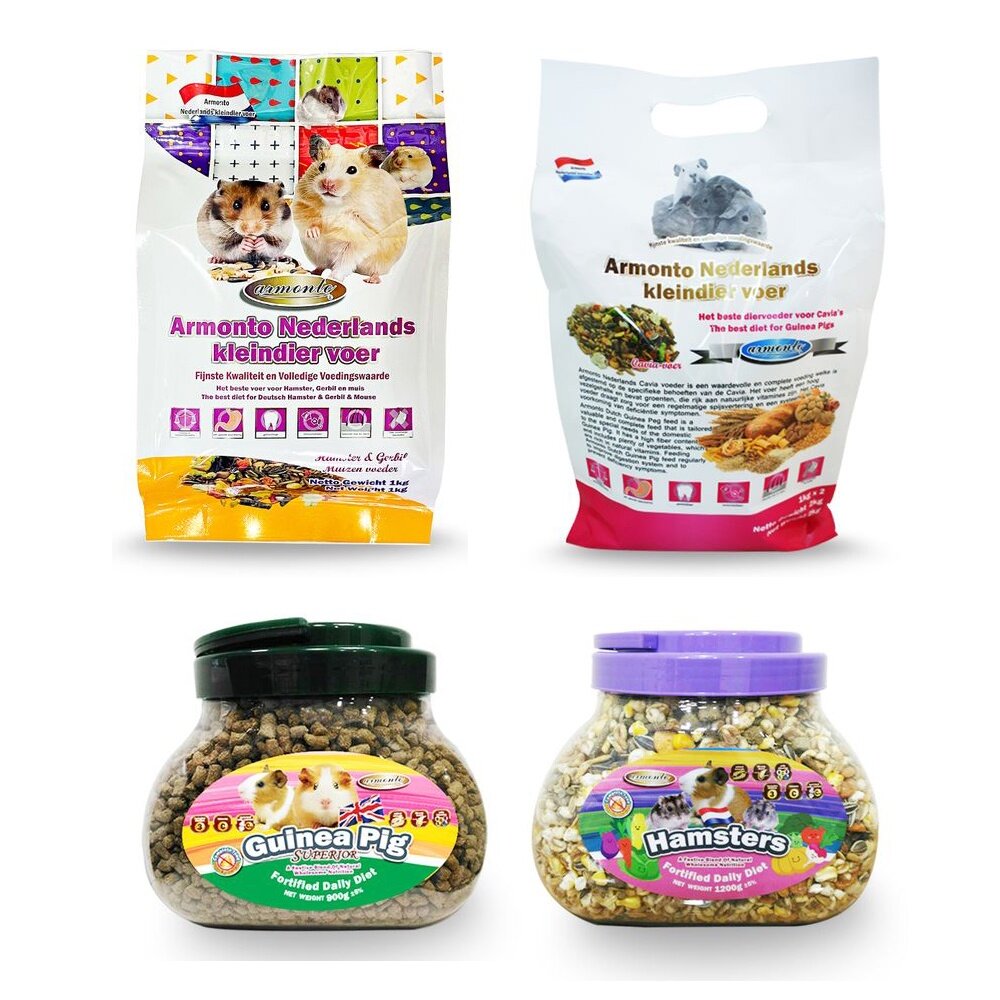 Armonto 阿曼特 特級機能鼠主食 寵物鼠蔬果 天竺鼠 倉鼠 沙鼠 全鼠類適用 小動物飼料『WANG』-圖片-1