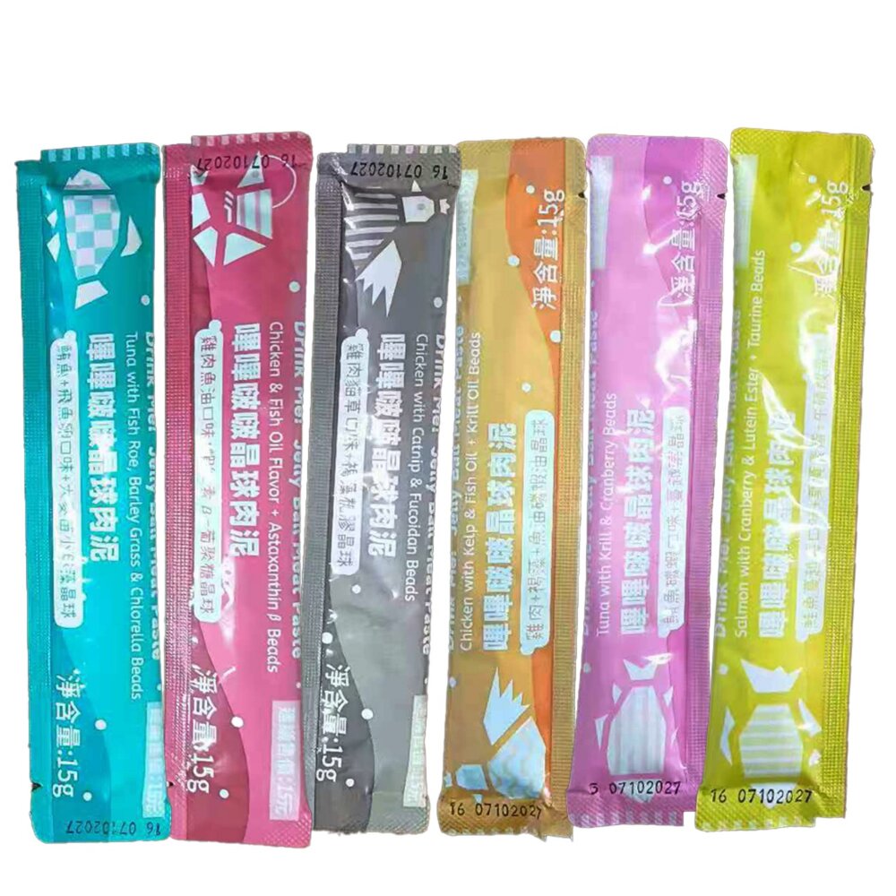 Drink me! 補水肉泥 黃金魚油肉泥 小點心雙層餡餅 嗶嗶啵啵晶球肉泥 魚油 貓餡餅 貓肉泥 貓零食『WANG』-圖片-6