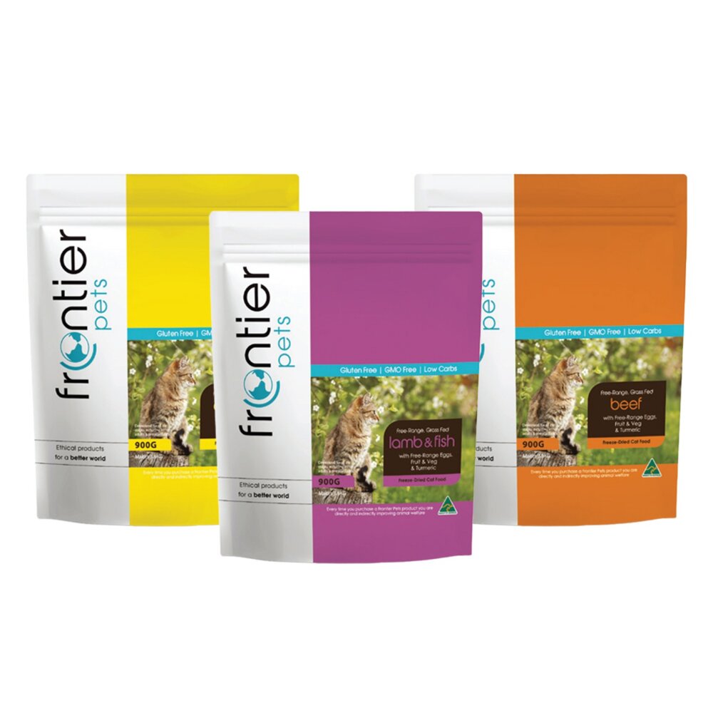 Frontier 悅緻原凍 低敏原肉貓凍乾 草飼牛肉 鮮魚嫩羊 放養雞 貓凍乾 貓飼料 貓糧『WANG』-圖片-1