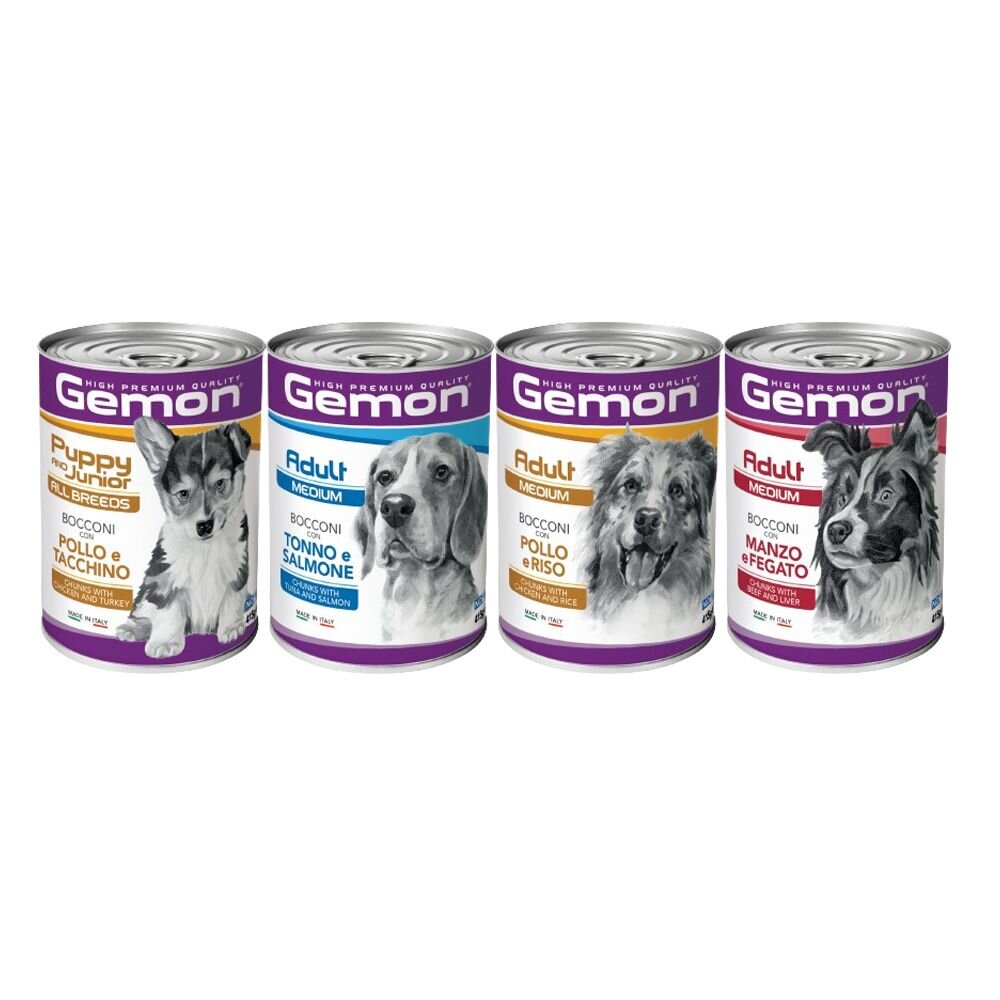 義大利 Gemon 啟蒙 主食狗罐【24罐組】主食狗罐 狗罐頭 狗餐盒『WANG』-圖片-1