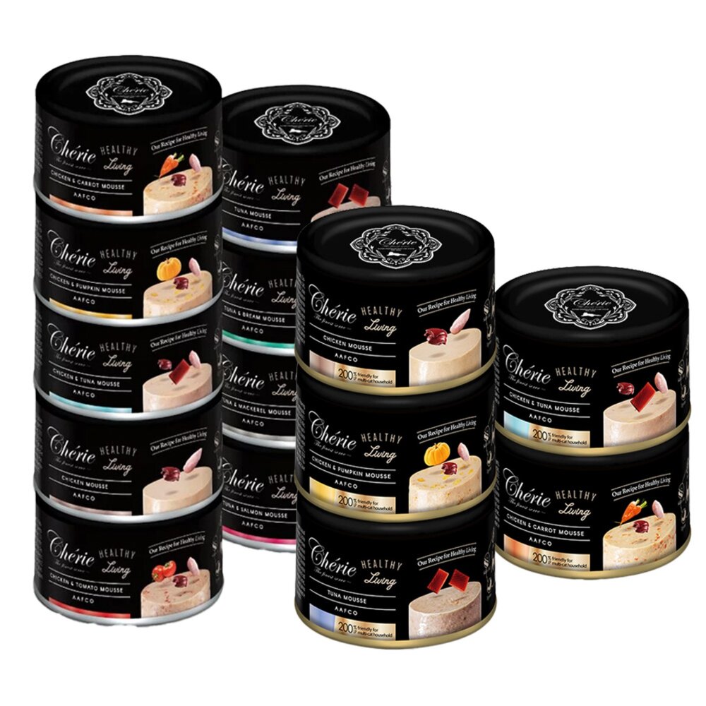 Cherie 法麗 全照護主食罐 80g/165g【單罐】貓食 全齡貓 幼貓 慕斯口感 貓主食罐 貓罐頭『WANG』-圖片-1