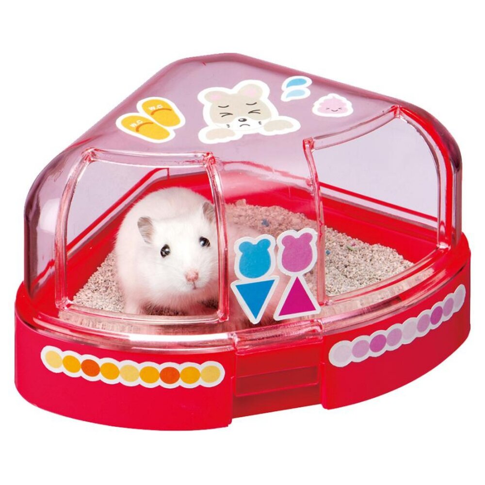 Marukan 小動物便盆 鼠廁所 紙墊料 尿垢清潔劑 消臭凝固鼠砂 SPA砂 沐浴砂 兔用木砂 除臭砂『WANG』-圖片-5