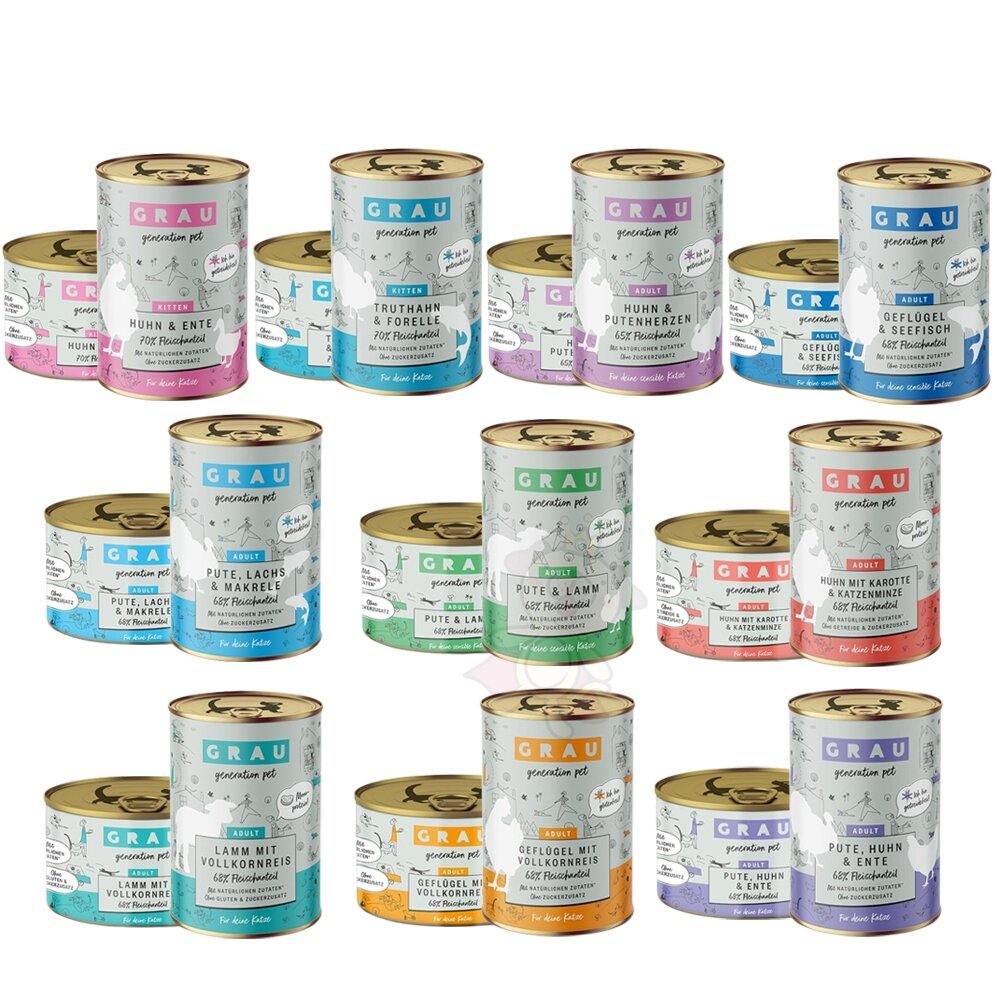 GRAU 灰樂 經典主食貓罐【單罐】200g 400g 主食貓罐 貓罐頭『WANG』-圖片-1