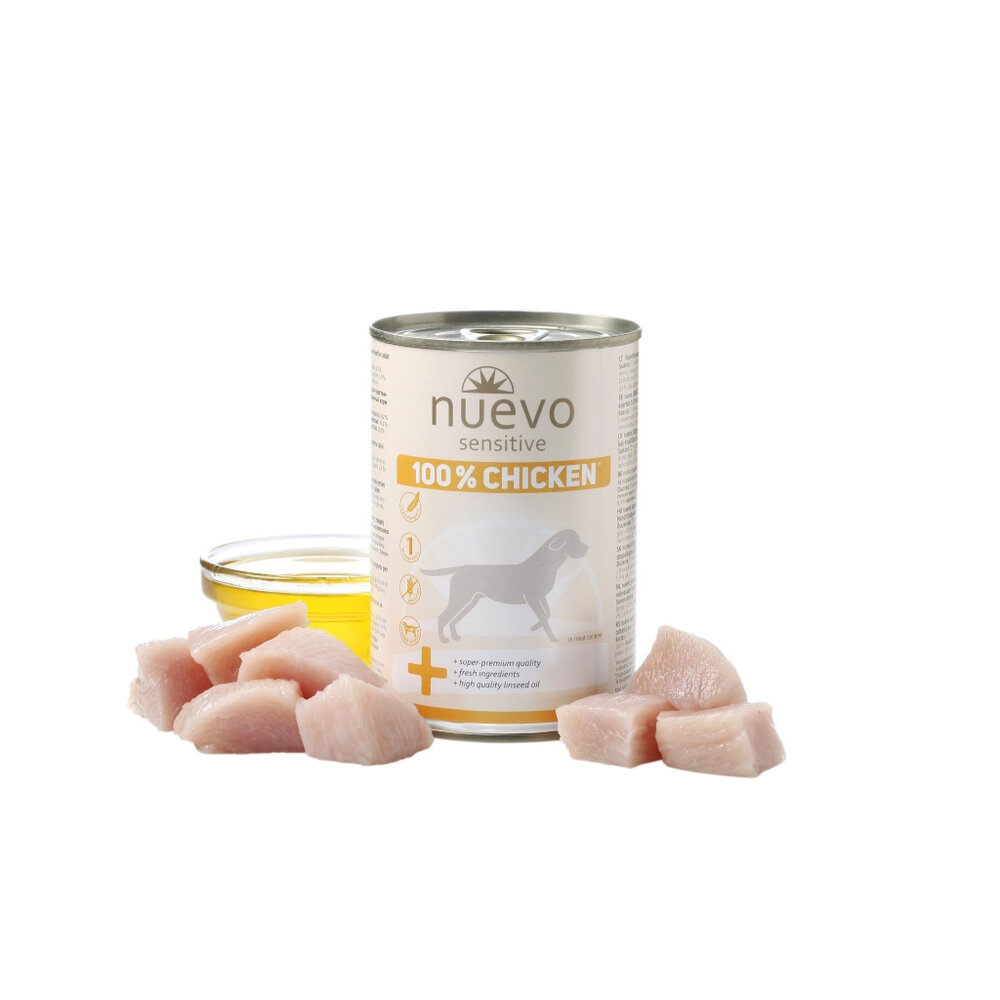 NUEVO 新歡 低敏單蛋白主食狗罐 400g 主食狗罐 低敏罐 純肉罐 狗罐頭『WANG』-圖片-6