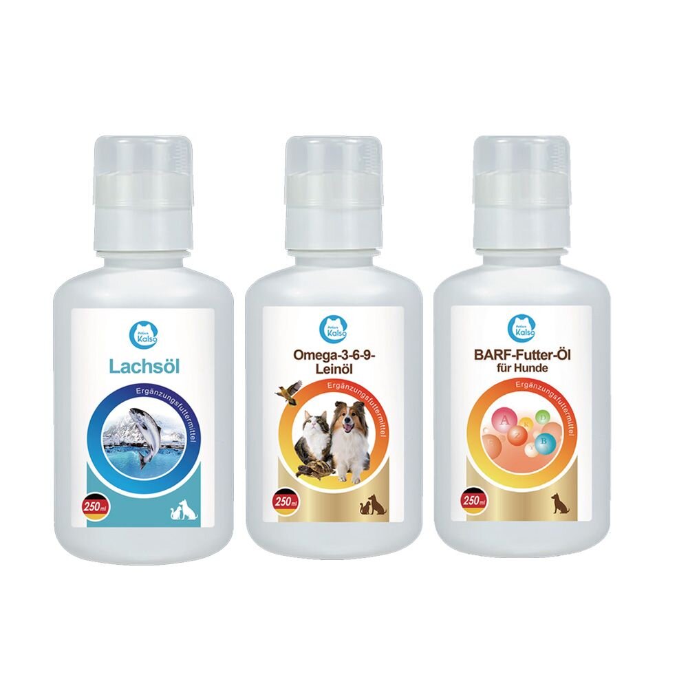 德國 Kalso 科德司 寵物保健【免運】 寵物鮭魚油/寵物亞麻仁油/寵物飼料油(綜合維生素) 全齡犬貓『WANG』-圖片-1