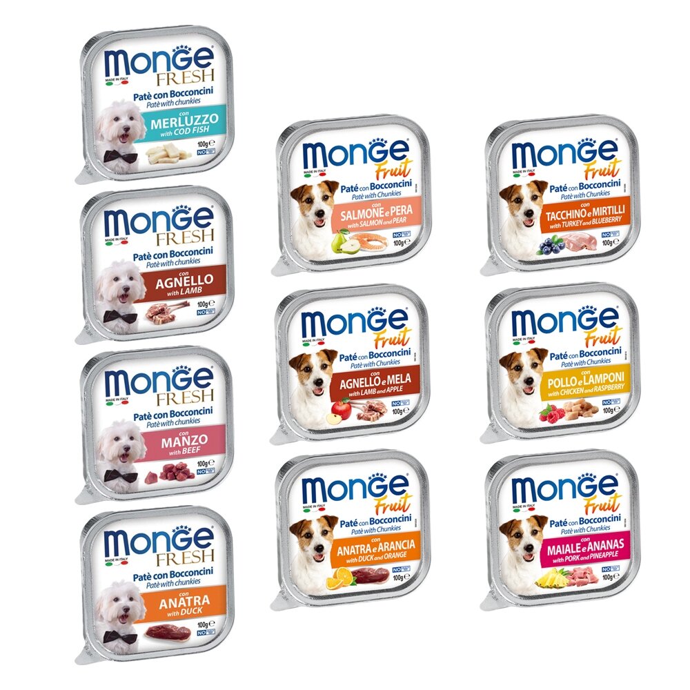 Monge 瑪恩吉 狗餐盒 狗餐包【32盒組】倍愛滿滿蔬果 犬主食餐盒 狗餐盒 『WANG』 封面照片
