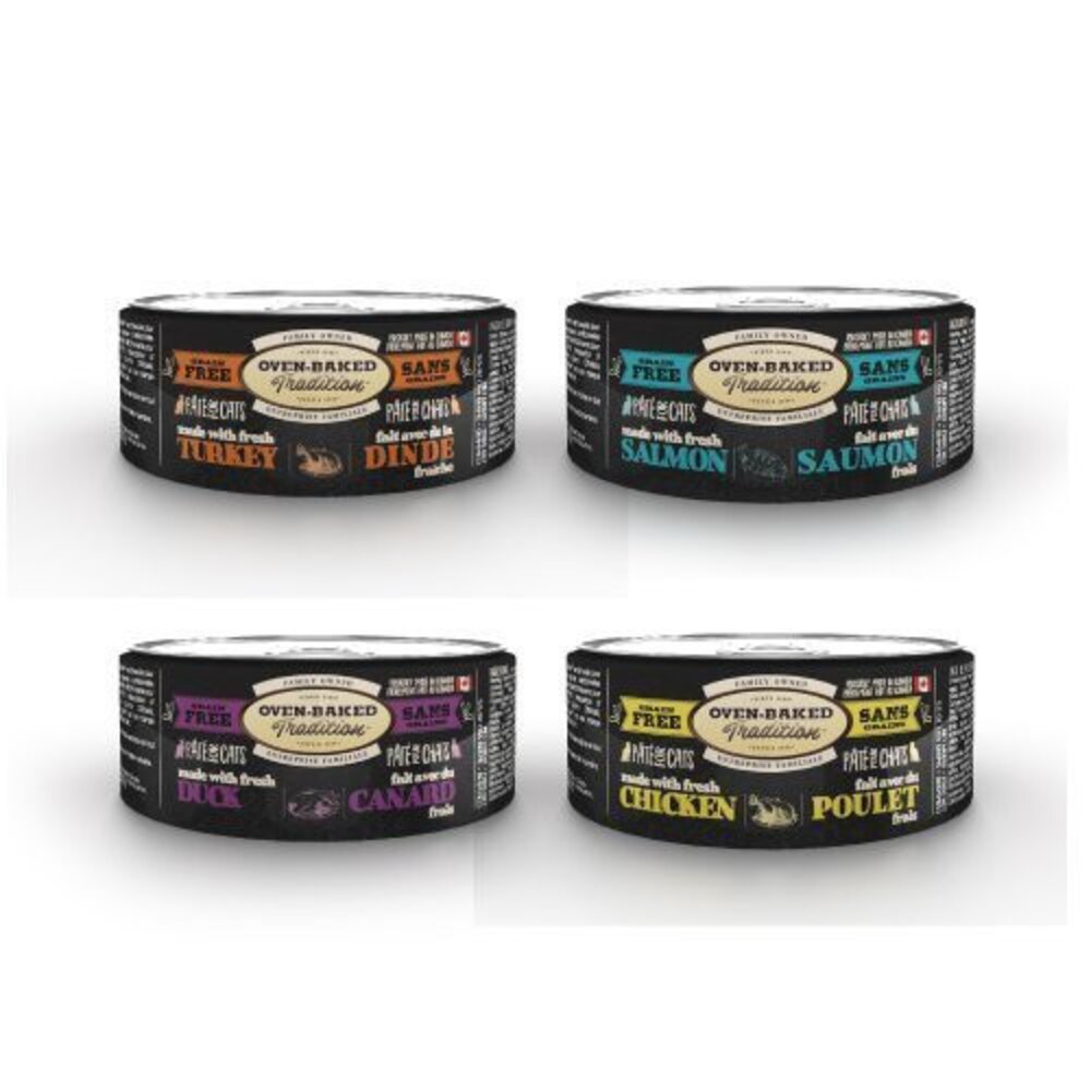 Oven Baked 烘焙客 無穀主食貓罐 156g 主食貓罐 貓罐頭 『WANG』-圖片-1