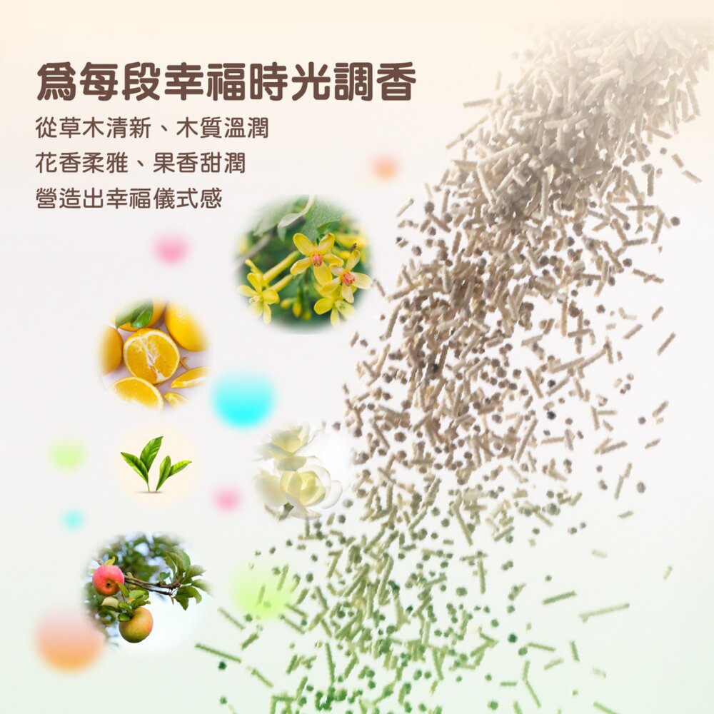 福丸貓砂 貓砂【4包組】混合除臭貓砂 易分解 可沖馬桶 豆腐砂 木薯砂 礦砂 除臭貓砂『WANG』-圖片-4