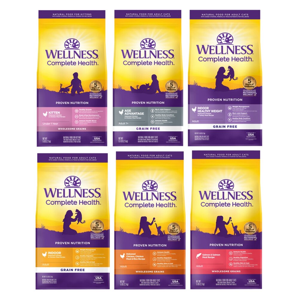 WELLNESS 寵物健康 全方位無穀貓飼料 4.75磅-5.5磅 無穀飼料 貓主食 貓乾糧 貓飼料『WANG』-圖片-2