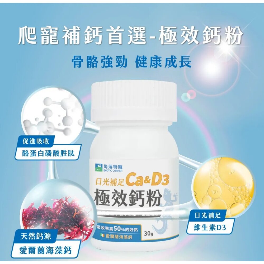 角落特寵 爬蟲鈣粉 爬蟲極效鈣粉 海藻鈣 成長必需 骨甲堅硬 繁殖補給 爬蟲類 小動物保健品『WANG』-圖片-4