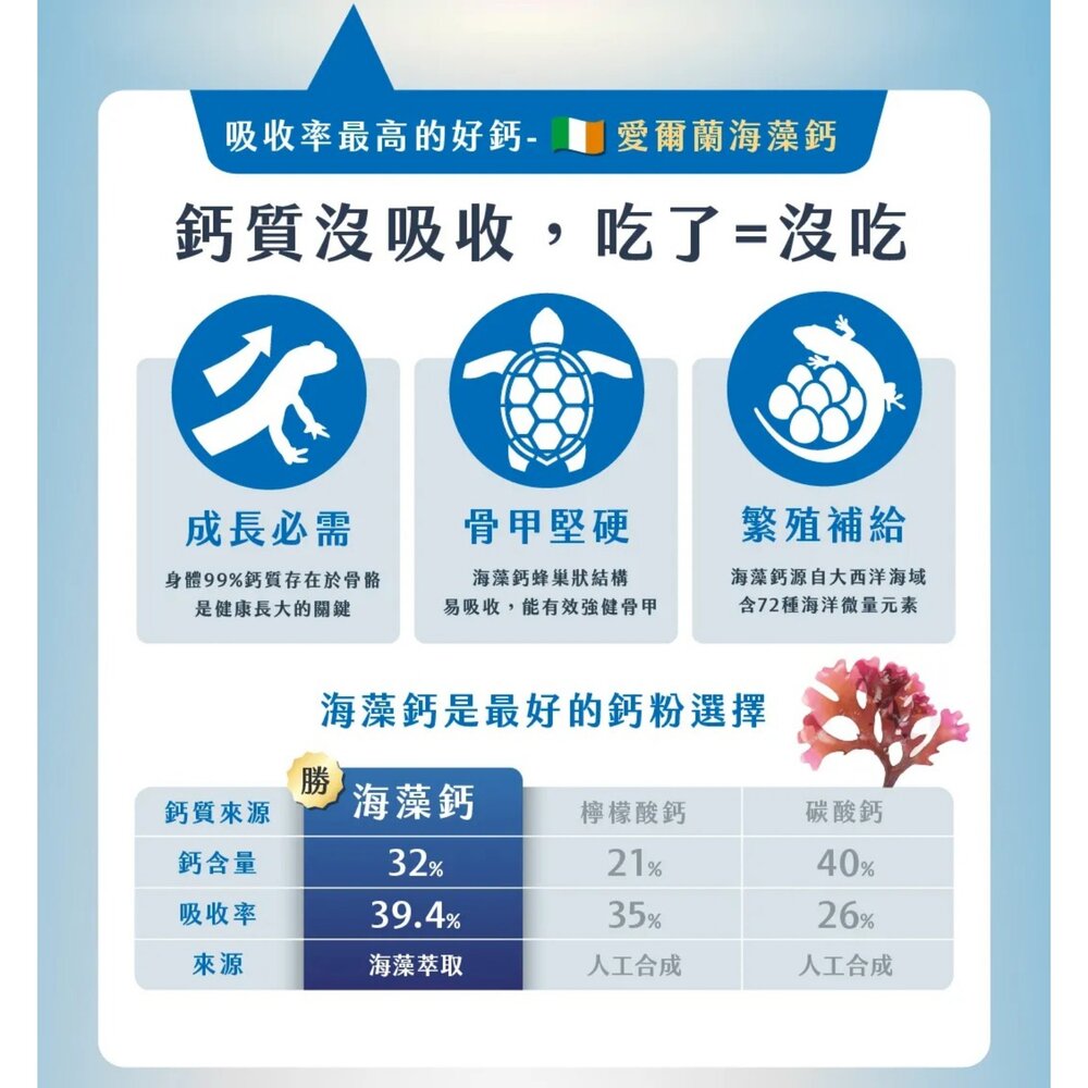 角落特寵 爬蟲鈣粉 爬蟲極效鈣粉 海藻鈣 成長必需 骨甲堅硬 繁殖補給 爬蟲類 小動物保健品『WANG』-圖片-5
